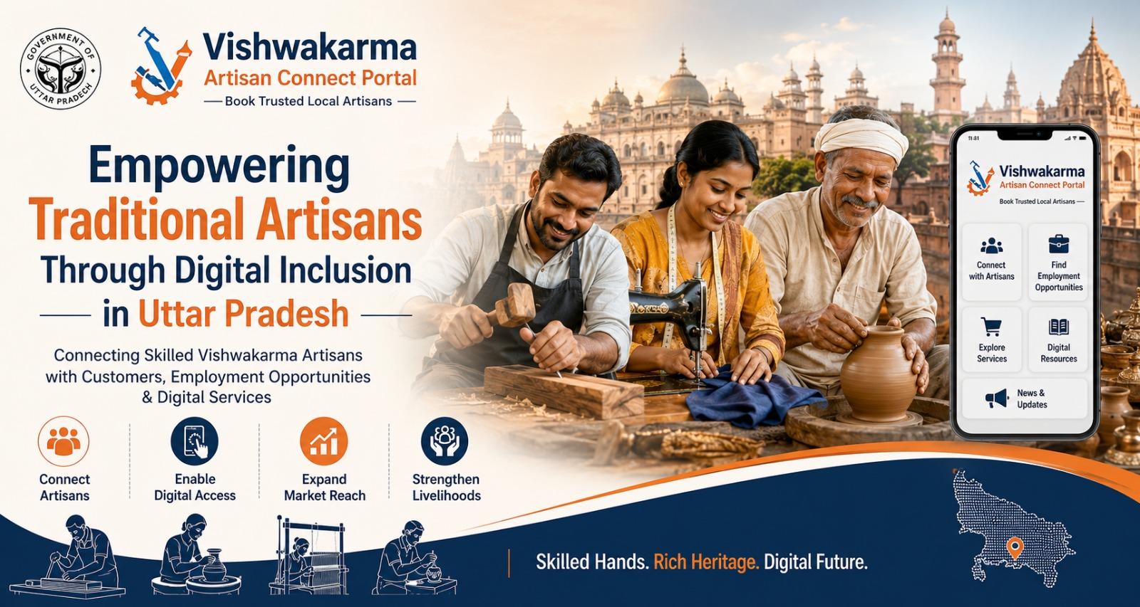 Vishwakarma Artisan Connect Portal: Empowering Traditional Artisans Through Digital Inclusion in Uttar Pradesh